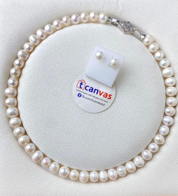 10mm white pearl necklace