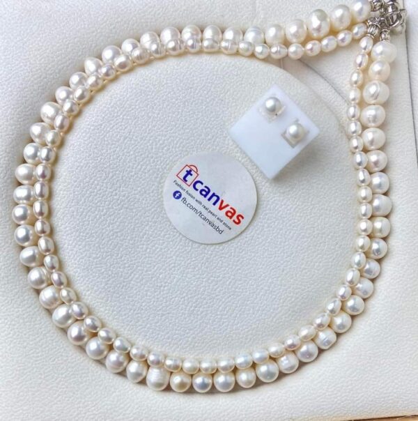 Pearl Double Layered Necklace