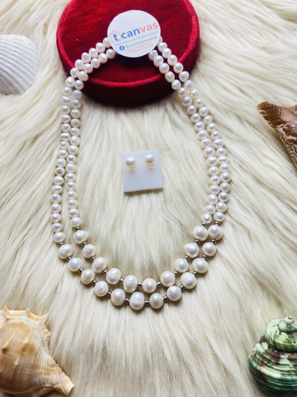 Pearl necklace 2 layered